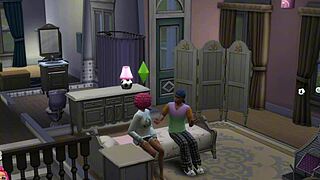 Step Brother and Sister Erika Acharya Caught by Step Father in Wild Act.