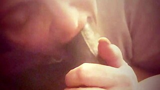 Sloppy Ball Licking on Big Black Cock Unleashed