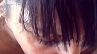 Sloppy Blowjob Action with Intense Gagging and Wet Mess