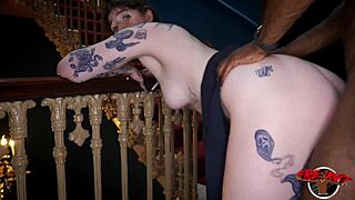 british slut destroyed by three huge bbcs