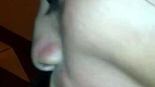 Teen blowjob in homemade setting