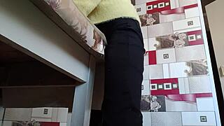 Stepsister Masturbates Solo With Multiple Orgasms On Desk