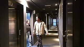 Short-Dick Men Exposed in Hotel Interracial Sex