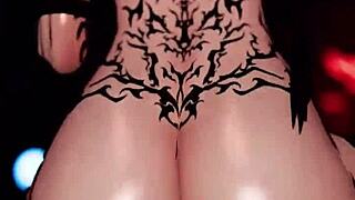 Cute trans girl rides dildo in VR, cumming from solo play