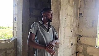 She licks balls roughly, deepthroats moaning, then gets creampie in juicy pussy.