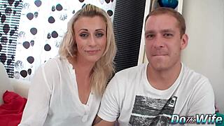 Cuckolding MILF Brittany Bardot craves a hard rod to suck on. Her husband just watches her skills unfold!