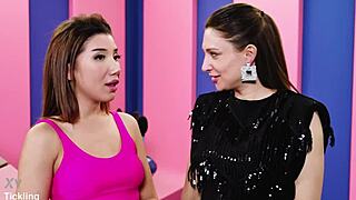 italian layla screams in extreme tickling challenge with talia mint!