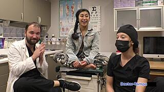 dr tampa checking jasmine rose’s ass during immigration physical lol 😅