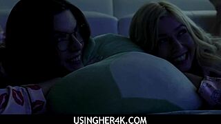 usingher4k lured my friend into free use trap with blowjob pov handjob