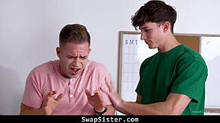 Girls Swap Stepbrothers for Wild Pussy Pounding Action