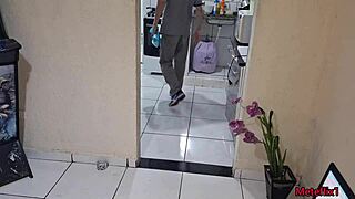 casada tricks and teases naughty plumber in secret