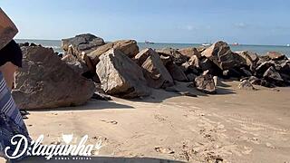 uhh i saw hot sabrina prezotte at beach n took her home, fuckin her ass in shower while wet