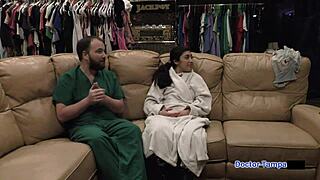 dr tampa checking jasmine rose’s ass during immigration physical lol 😅