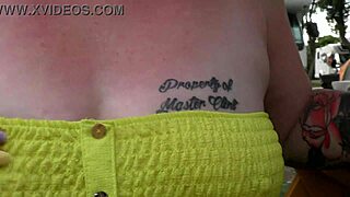 Trashy Kiwi Milf Trailer's Blatant Public Display at Holiday Park