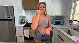 Cheating at Rock Paper Scissors to Bang Girlfriend's Roommate River Lynn