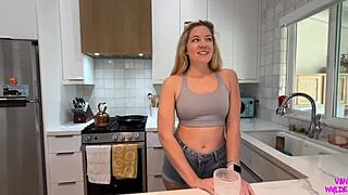 Cheating at Rock Paper Scissors to Bang Girlfriend's Roommate River Lynn