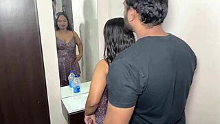 The tailor delivers cloth and fucks the madam!