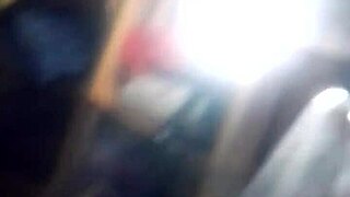 latina meets guy at costume party, bends over for doggystyle blowjob and sucking