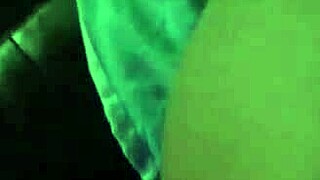 Hella's big ass swallows a mix of cum on the bed, submissive and eager in this amateur bbw scene.