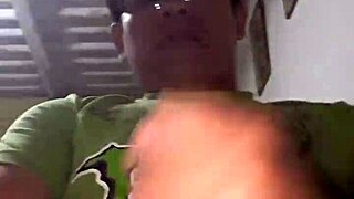 Nice handjob in my living room with Peruvian teen