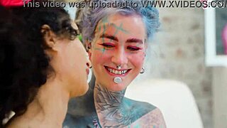 She dives into anal play with extreme dildos. Her gape widens with fisting.