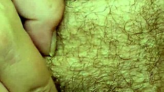 Preggo milf cums hard on her home video