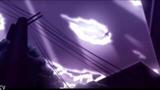 鎖で縛られた男、無修正フェラとデカ尻アクション