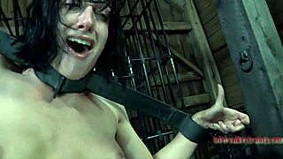 Beauty Endures Intense Domination in Cage