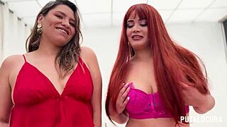 putalocura - two big-ass latinas gaby x and katalina share torbe's load