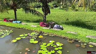 wow, public cumwalk in cafe with sperm on face eating pasta carbonara!