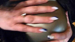 Why is Milfy Calla giving deep blowjob in fur coat and shiny boots?