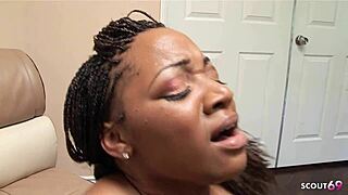 yo, check how my big-ass ebony neighbor rides me hard after tempting me to cheat!