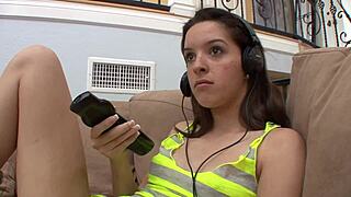 Mature Cougar Licks Hot Cute Girl in Wet Action!