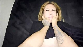 Amateurs humiliate sexy slave with huge ass spanks on bed.