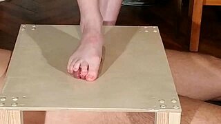 Hey, wanna see domina stomp cock with bare feet in HD?