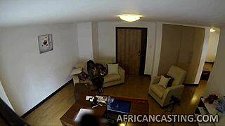 Monster Cock Filling Black Pussy