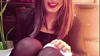 yo, check this japanese ladyboy quietly jerking in a public toilet