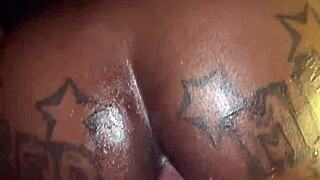 Sloppy Anal Spitting On Milf Ass In Living Room