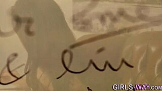 Watch this asian lesbian stunner scissoring and licking her babe?