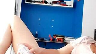 Sensual masturbation session with intense pleasure