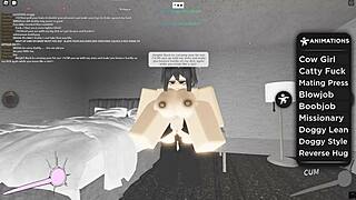 Feeling the intense desire in Roblox whore scenes