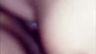 Perrita caliente shows off her small tits 😍