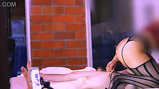 Sister-in-law cheats with sister's shy college companion in the apartment! Petite indian teen reaches orgasm.