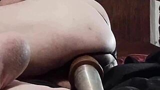 Hey, watch me use this dildo on my ass and cum hard.