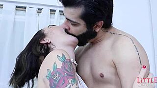 Tattooed white girl dives into intense ass and pussy fucking session