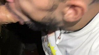 Bisexual married man unloads his load on gay me in porn booths