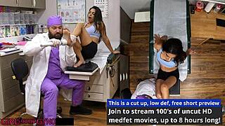 Um, Misty Addams as perverted podiatrist... licking feet in latex?