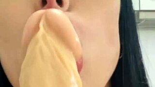 Sapphire's hot videos show dildos deep in wet pussy