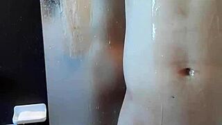 Muscle hunk’s shower time is pure heat! Tried hard for max sexy vibes! 💦