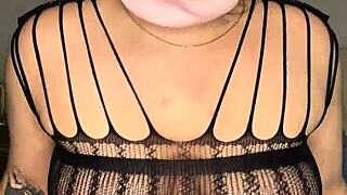 Naughty Masked Babe Pounds Her Pussy For More Pleasure With Fat Cute Big Tits